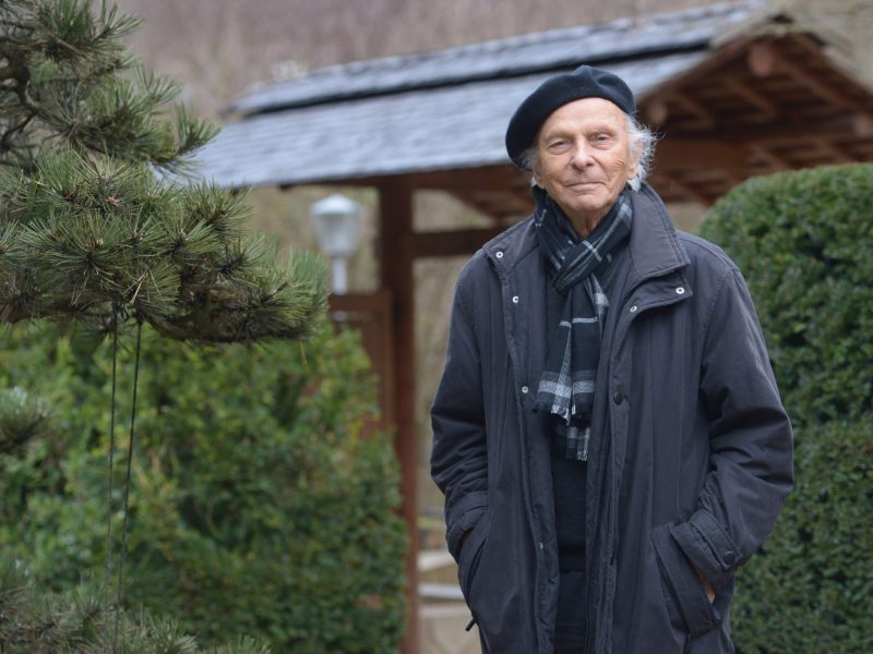 Willigis Jäger Im ZENGarten Am Benediktushof Fotograf Daniel Peter